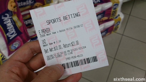 singapore football betting